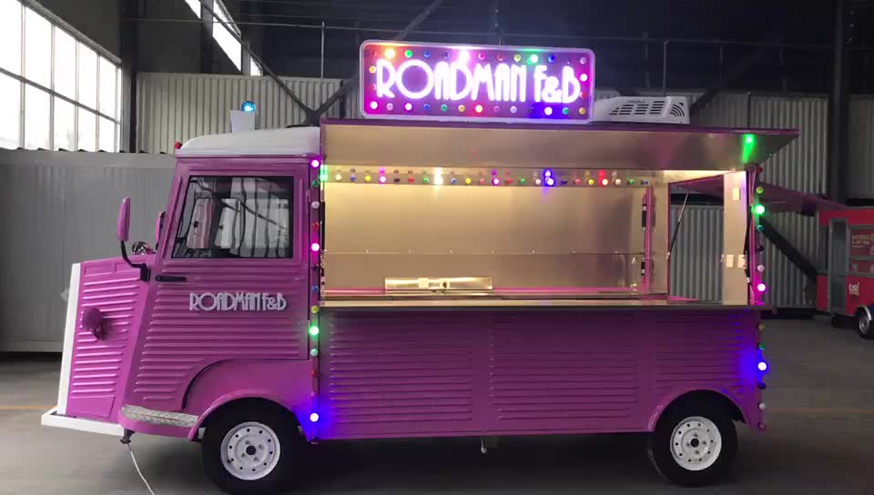 Air Conditioner Equipped In Mobile Fast Food Truck For Ice Cream Buy 