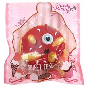 国外正品搞怪万圣节系列蛋糕6款慢回弹甜品squishy摆件玩具饰品
