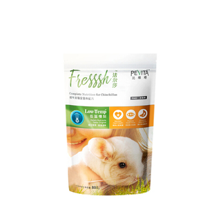 Pevita比维塔成年龙猫粮800g 马祖瑞爱宝凡尔赛配比粮食宠物饲料