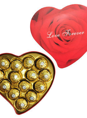 费列罗ferrerorocher心形礼盒
