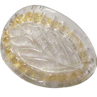 水晶灯配件金枝玉叶树叶玻璃片黄沙单孔橄榄玉片广东中山灯具大全