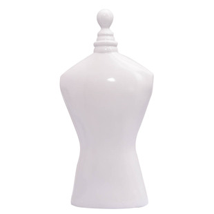 白色极简半身模特架 首饰展示架项链手链收纳架 珠宝展示橱窗陈列