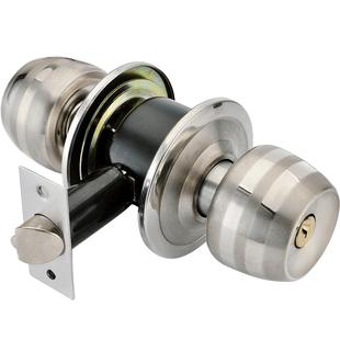 固特门锁球形锁房门锁室内圆锁门锁卧室通用型圆形锁不锈钢圆球锁