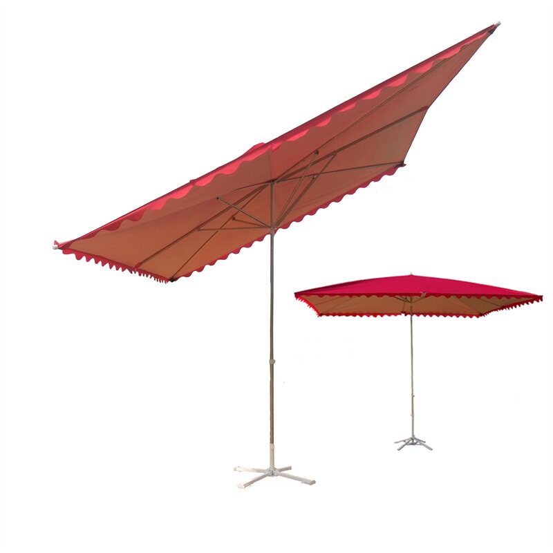 遮阳伞大型户外摆摊折叠太阳伞防雨伞棚防晒店铺商用斜伞加厚四方