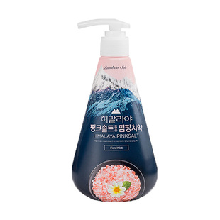 韩国进口LG倍瑞傲派缤按压式牙膏pumping成人牙膏竹粉盐喜马拉雅