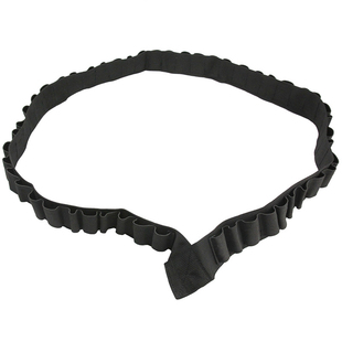 军迷户外霰弹枪50格子弹腰带单肩斜挂12/16GA散弹战术弹壳收容带