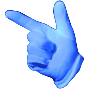 手影舞荧光手套酒吧黑光剧紫光灯手影舞道具年会表演手影舞黑光灯