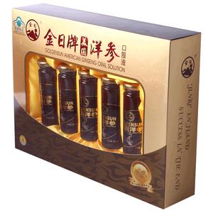 金日牌美国洋参口服液 100ml/瓶*5瓶