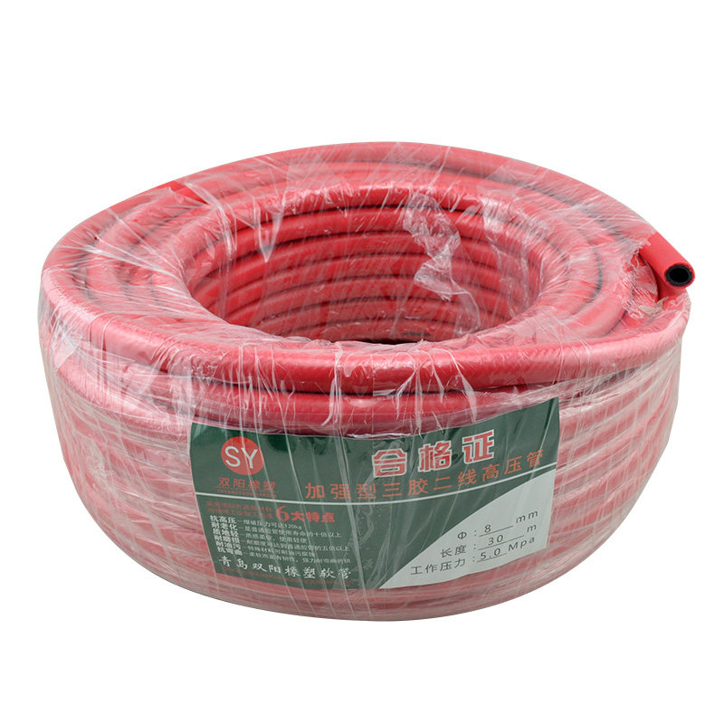 加强型高压氧气管 氧气绳乙炔管耐磨抗弯曲耐用焊割设备三胶两线