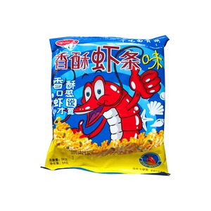 干吃面心一众香酥虾条味方便面