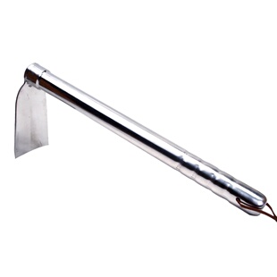 不锈钢小锄头 家用种菜工具 挖笋除草取土翻土神器农用锄耙子两用