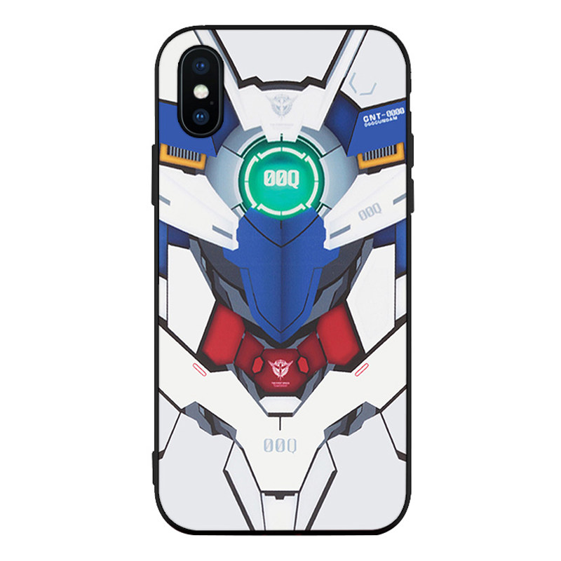 高达00Q动漫6s适用XS MAX手机壳8plus磨砂iPhoneXR全软壳7p挂绳5S