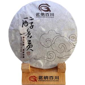 2012年云南普洱茶熟茶 饼茶浓香勐海老料 醇香贡357克/片