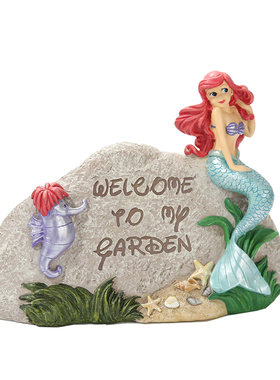 别墅欢迎阳台树脂美人鱼公主摆件