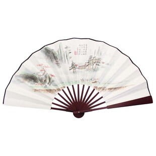15方手绘宣纸扇 手绘扇子 折扇 扇子 昆曲扇 工艺扇 10寸