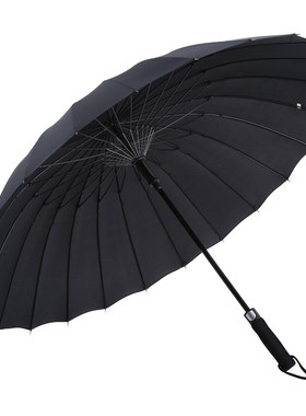 美度24骨自动雨伞s加固防风蓝色