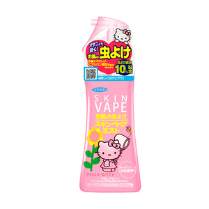 日本VAPE驱蚊喷雾防蚊水驱蚊液200ml 孕妇儿童防蚊液红瓶蜜桃红杏