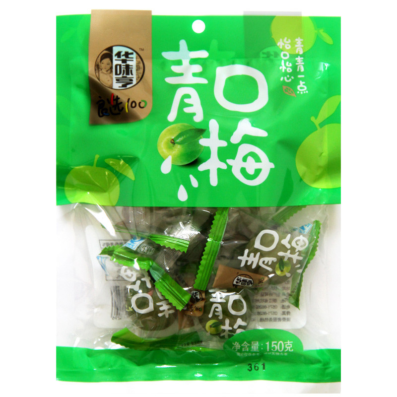 话梅蜜饯杭州爽口梅华味亨