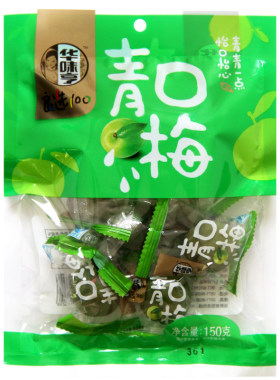 话梅蜜饯杭州爽口梅华味亨