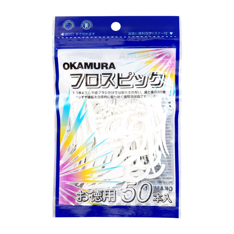 原装进口冈村okamura一袋牙线棒