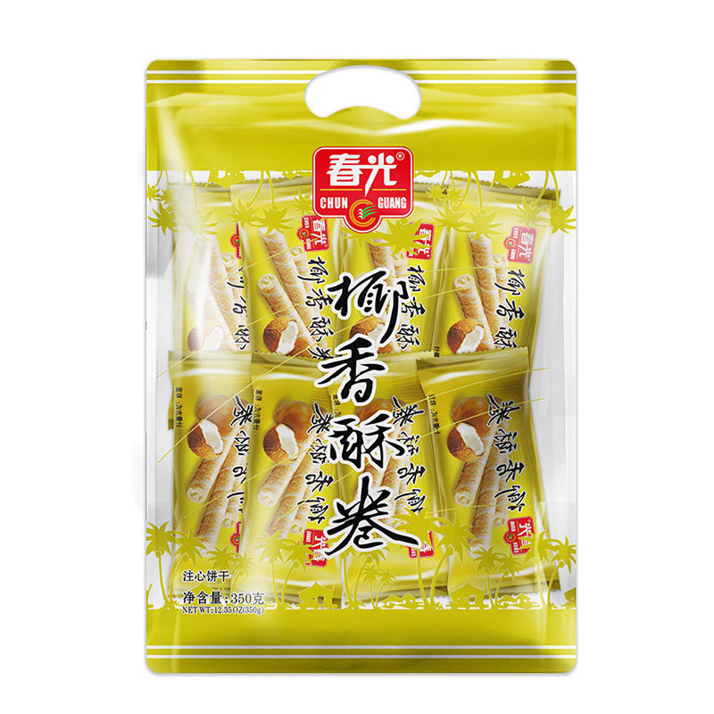 春光椰香酥卷椰奶夹心卷海南特产