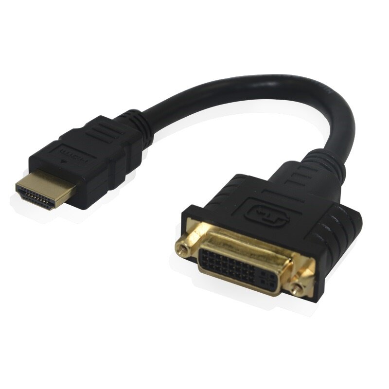 HDMI转DVI线 24+5 DVI母头转HDMI公头高清转接头转接线可互转