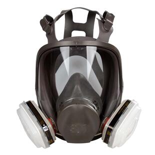 3M6800防毒全面具配6005滤毒盒防甲醛有机蒸气化工业气体粉尘面罩