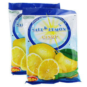 马来西亚可康牌咸柠檬味水果味硬糖糖果喜糖怀旧零食 150g/包
