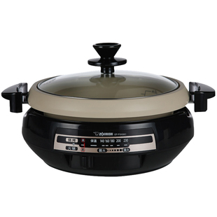 日本象印电火锅LAH15/PEH20/RAH/PVH30C家用多功能煎烤鸳鸯锅火锅