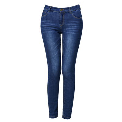 逸阳女裤2026春新款牛仔小脚女韩版弹力显瘦中高腰铅笔长裤子2079