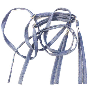 背带裤背带绳 吊裤带子 吊带夹 女士高腰裤配带 百搭牛仔布背带绳