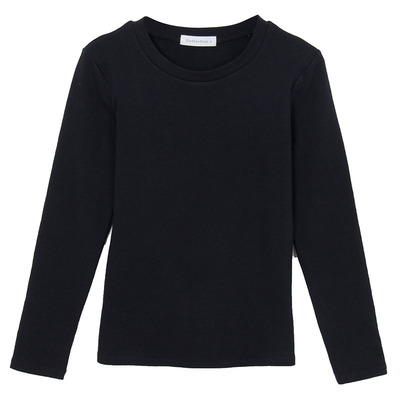 圆领显瘦内搭加厚加绒打底衫女