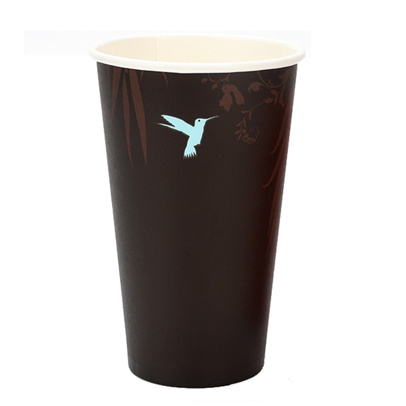 一次性家用商用杯子加厚带盖纸杯