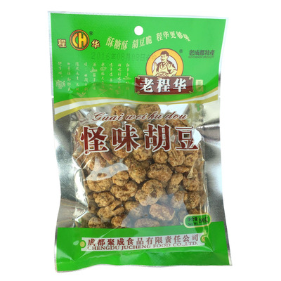 特产零食老成都老程华怪味胡豆