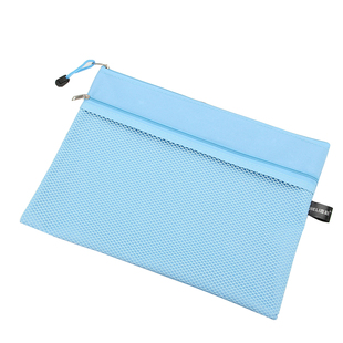 A4文件袋网袋拉链袋拉边袋试卷资料袋双层防水帆布学生考试袋包邮