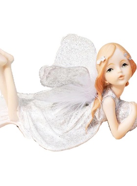 少女心天使可爱风卡通车载摆件