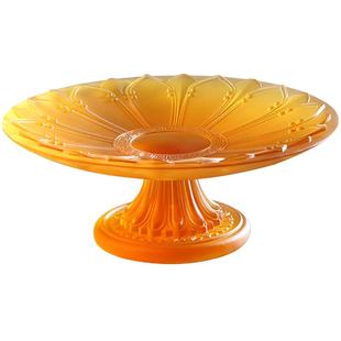 古法琉璃供果盘 供佛果盘 供奉佛前供果果盘 莲花家用水果盘佛堂