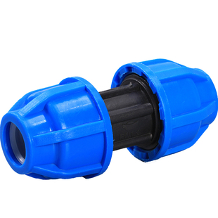 PE快速直接 免烫快速接头20 25 32 40 50 63 6分黑色自来水管配件