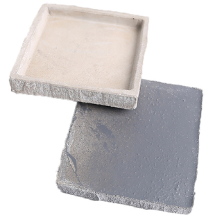 卫绿创意个性花卉多肉植物花盆托盘花托方形仿石加厚接水底盘底座