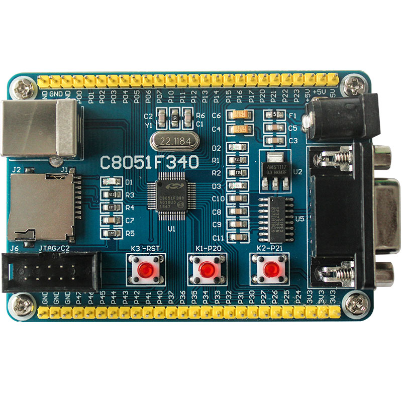 C8051F340 C8051F380开发板 核心板 学习板 系统板 新华龙单片机