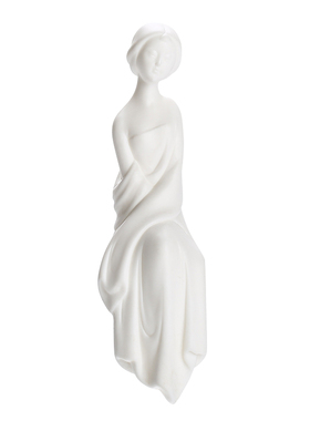 新中式风仕女客厅玄关茶室白瓷