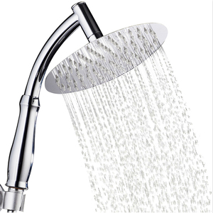 淋雨套装新款不锈钢4寸6寸360度旋转淋浴花洒顶喷套装喷头花洒