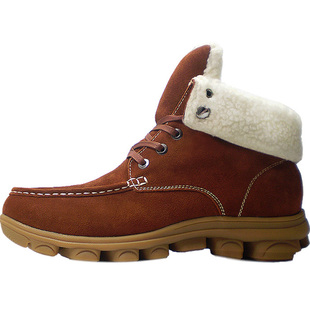 真皮特大码冬季雪地靴加绒厚底棉50男鞋49高帮保暖48男士46号47