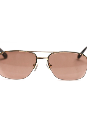 墨镜东海清凉18k金全框水晶眼镜