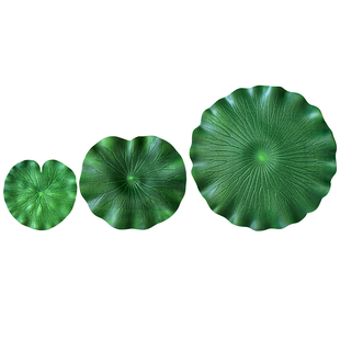 假荷叶假荷花莲花水面造景塑料仿真道具水池漂浮鱼缸装饰睡莲摆件