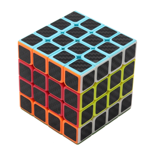 包邮魔域文化碳纤维四阶魔方 4阶魔方专业灵活顺滑益智解压玩具