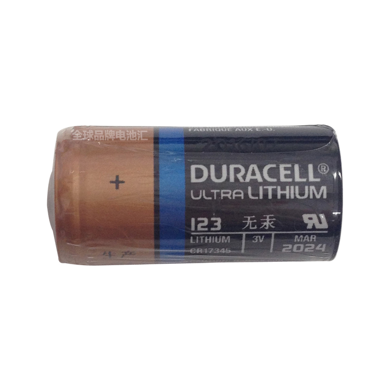 美国原装DURACELL金霸王CR123A电池正品DuracellCR123 3V锂电池