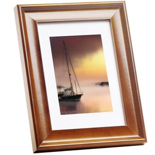 欧式实木挂墙相框摆台7寸6 8 10 12 B5创意相片儿童画框A4定制16K