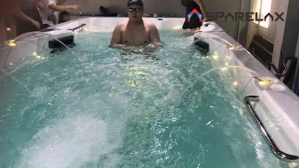 5.85m Length Massage Large Swim Spa In Ground Endless Pool Buy Above