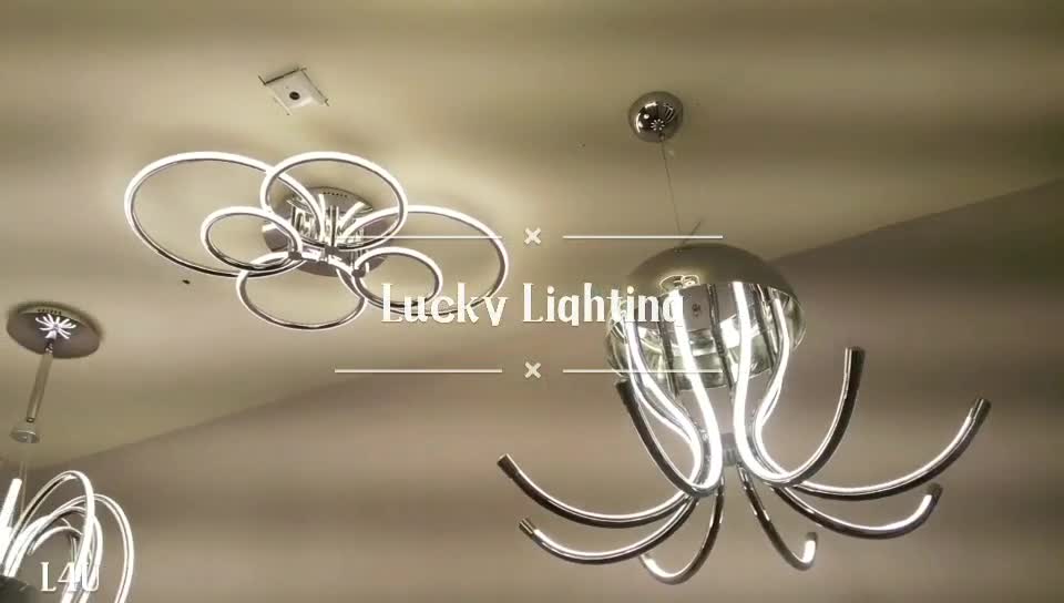 L4u Chrome Modern Led Ceiling Light Fixture Ring Re Surface L4u Chrome Modern Led Ceiling Light Fixture Ring Re Surface Mounted Circles Lamp